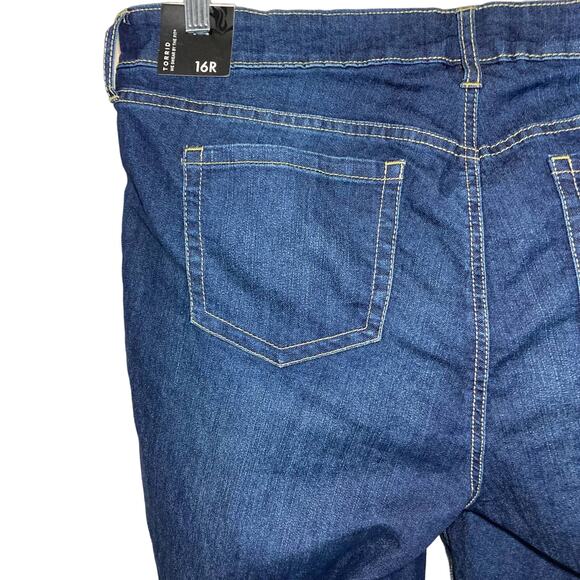 Torrid Classic Skinny Jeans In Capulet Vintage Stretch Medium Wash Size 16R NWT - Picture 15 of 16